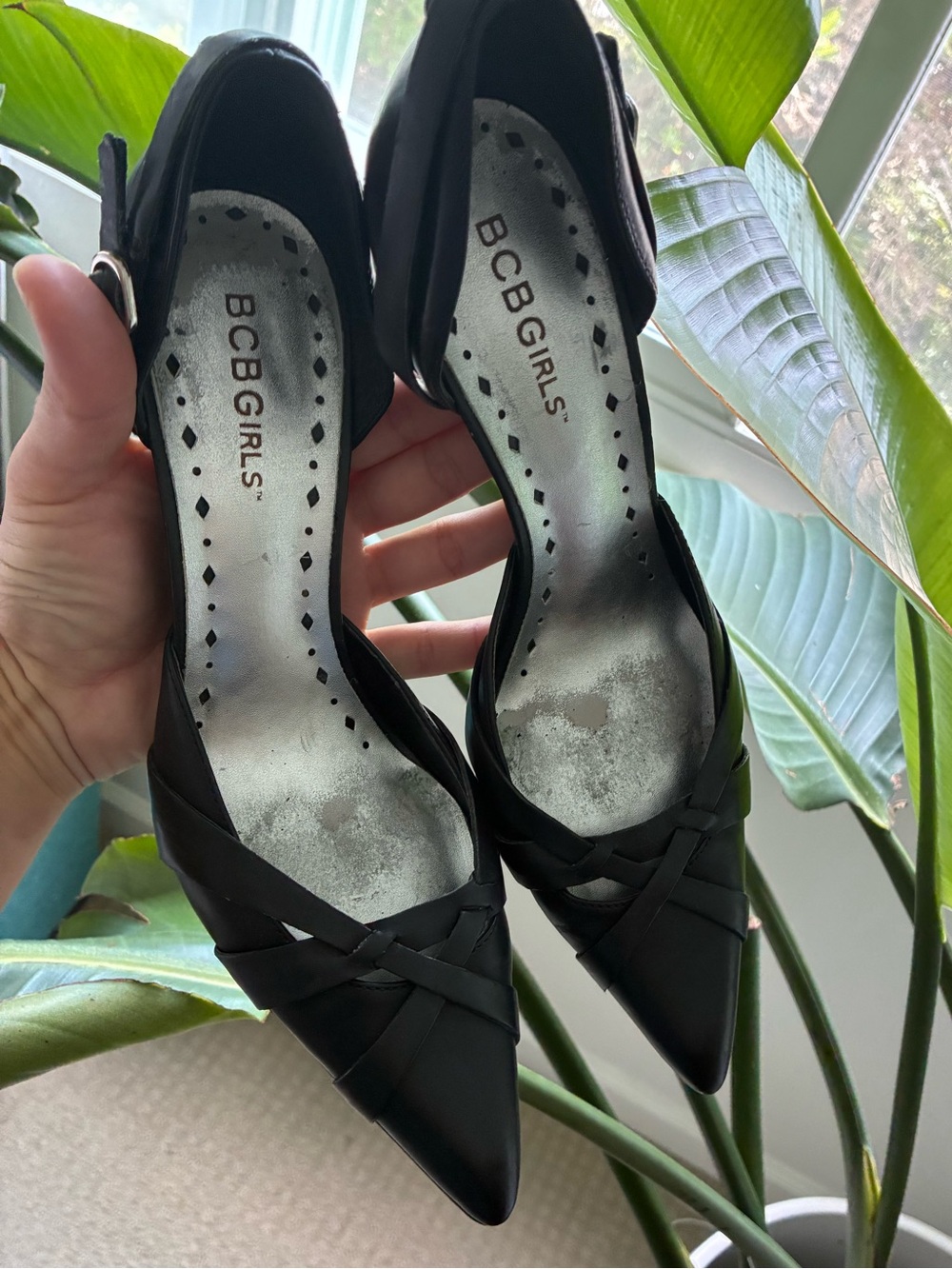 BCBGirls Black Pumps, Size 6.5